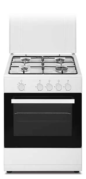 Kaasuliesi Chef 60 valkoinen