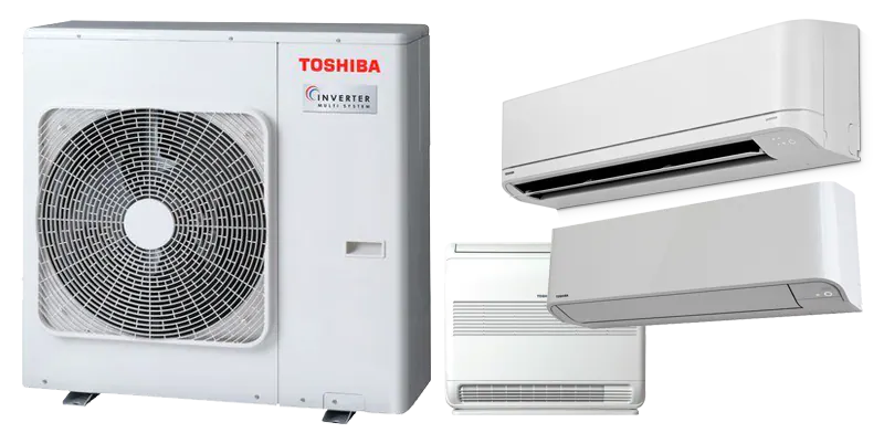 Toshiba Useamman tilan ilmalämpöpumppu