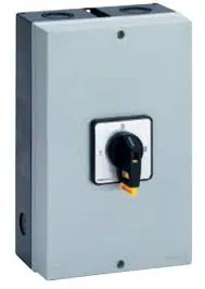 SÄLZER Verkonvaihtokytkin H233 1-0-2 4-Nap. 40A Koteloitu IP66