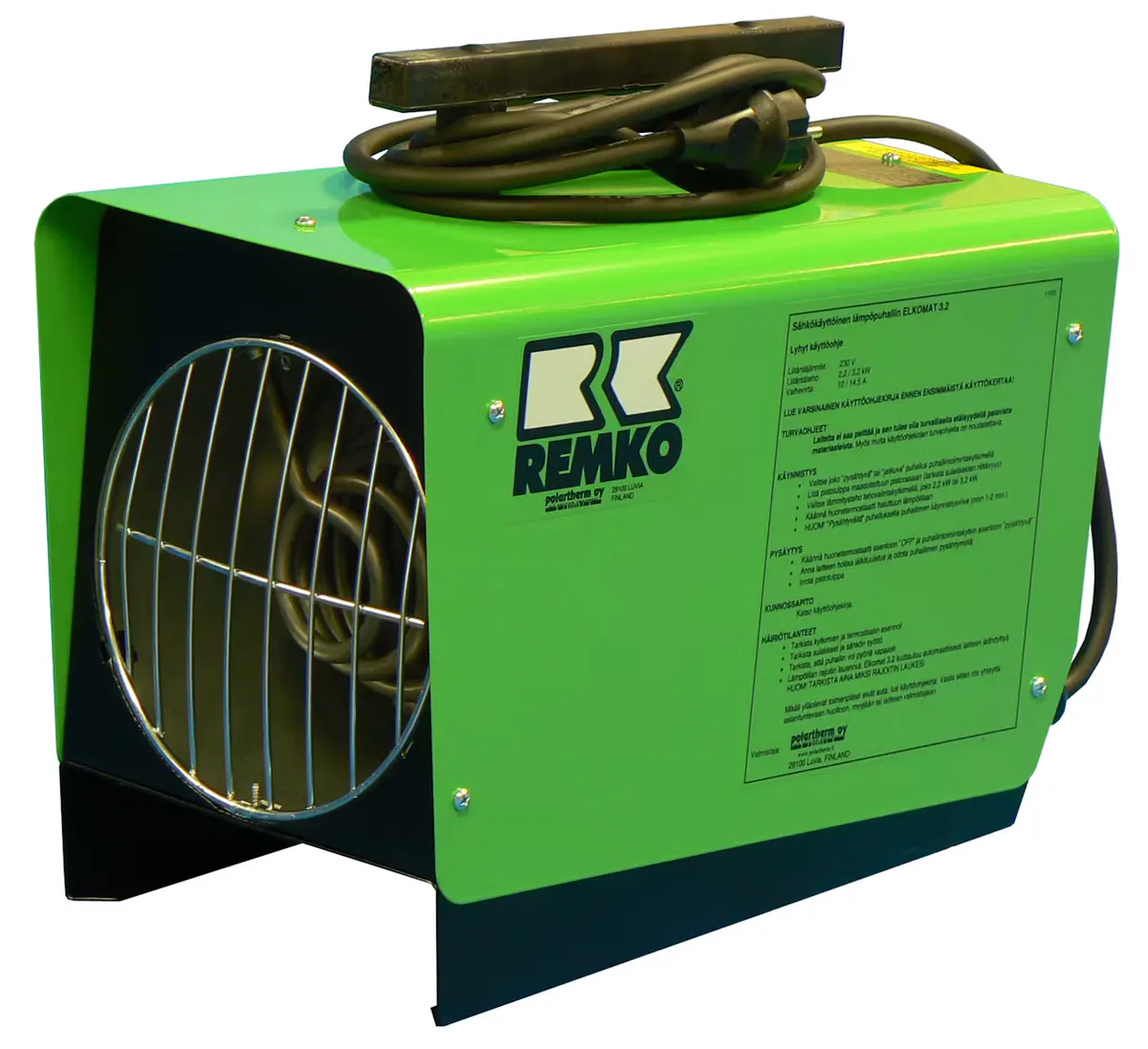 Lämpöpuhallin REMKO Elkomat 3,2kW