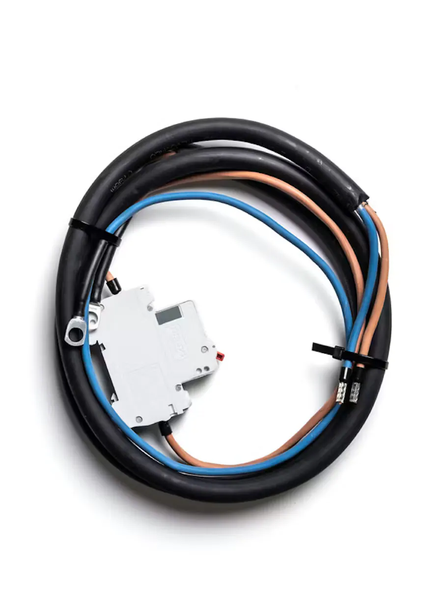 Akkukaapeli Revovalo 2x6mm², C25,1,3m