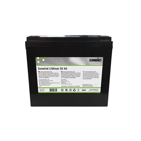 Litiumakku Sunwind 50 Ah