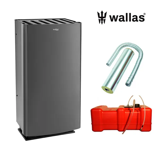 Mökkilämmitin Wallas 26CC hormiasennus