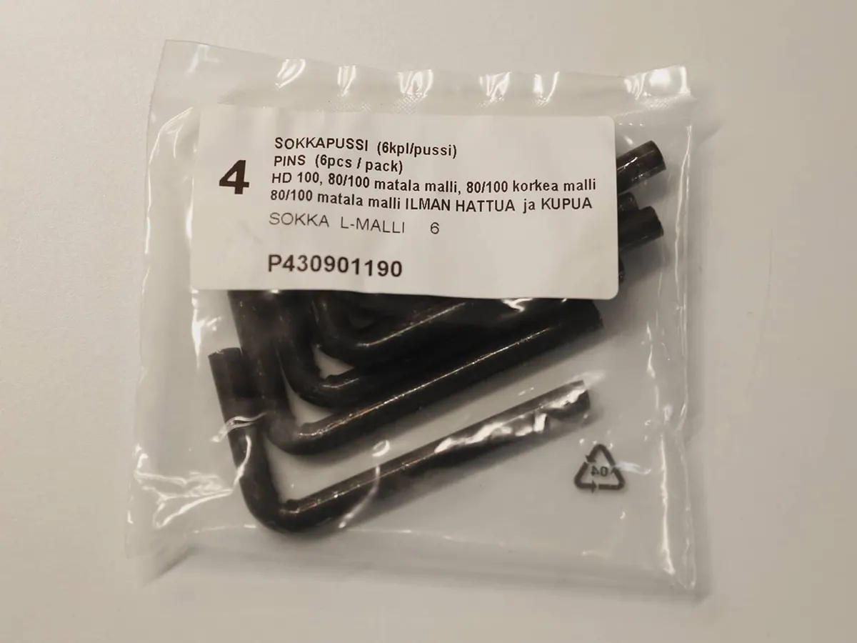 Kotakeittiö sokkapussi (6 kpl / pss)