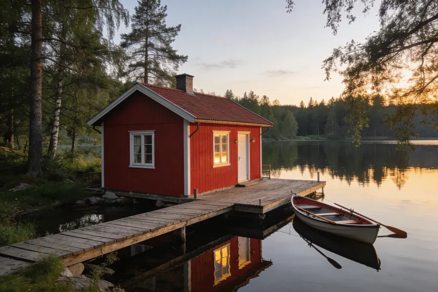 Kesämökki ja camping