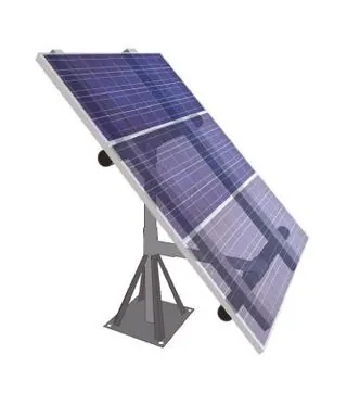 Maa-asennusteline neljälle max. 140W paneelille, max. n. 3,5m2