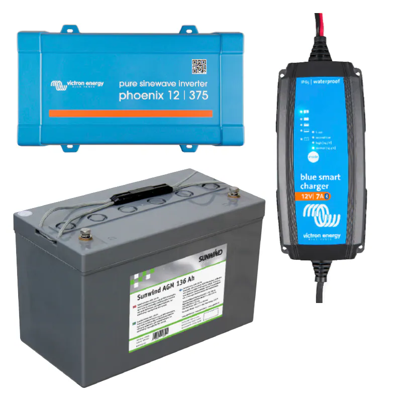 Hätävirtapaketti / UPS 0,7kWh AGM